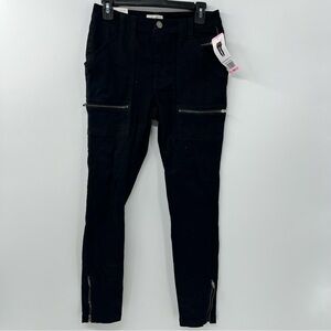 Joie Park Cargo Pants 28 Black Zip Ankle Contemporary Fit Trendy Casual …